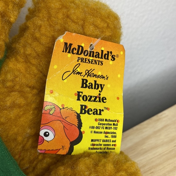 Jim Henson’s baby Fozzie bear presented by McDonald’s 1988 - Picture 3 of 6